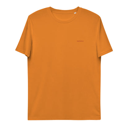 The orange unisex organic cotton t-shirt