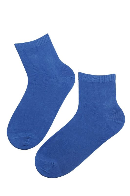 ALEX blue viscose socks for men