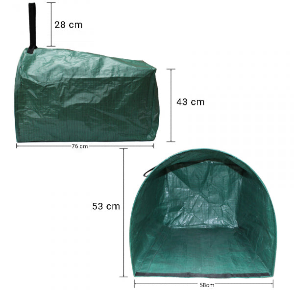 Foldable garden bin FLAT PICK-UP - 200L